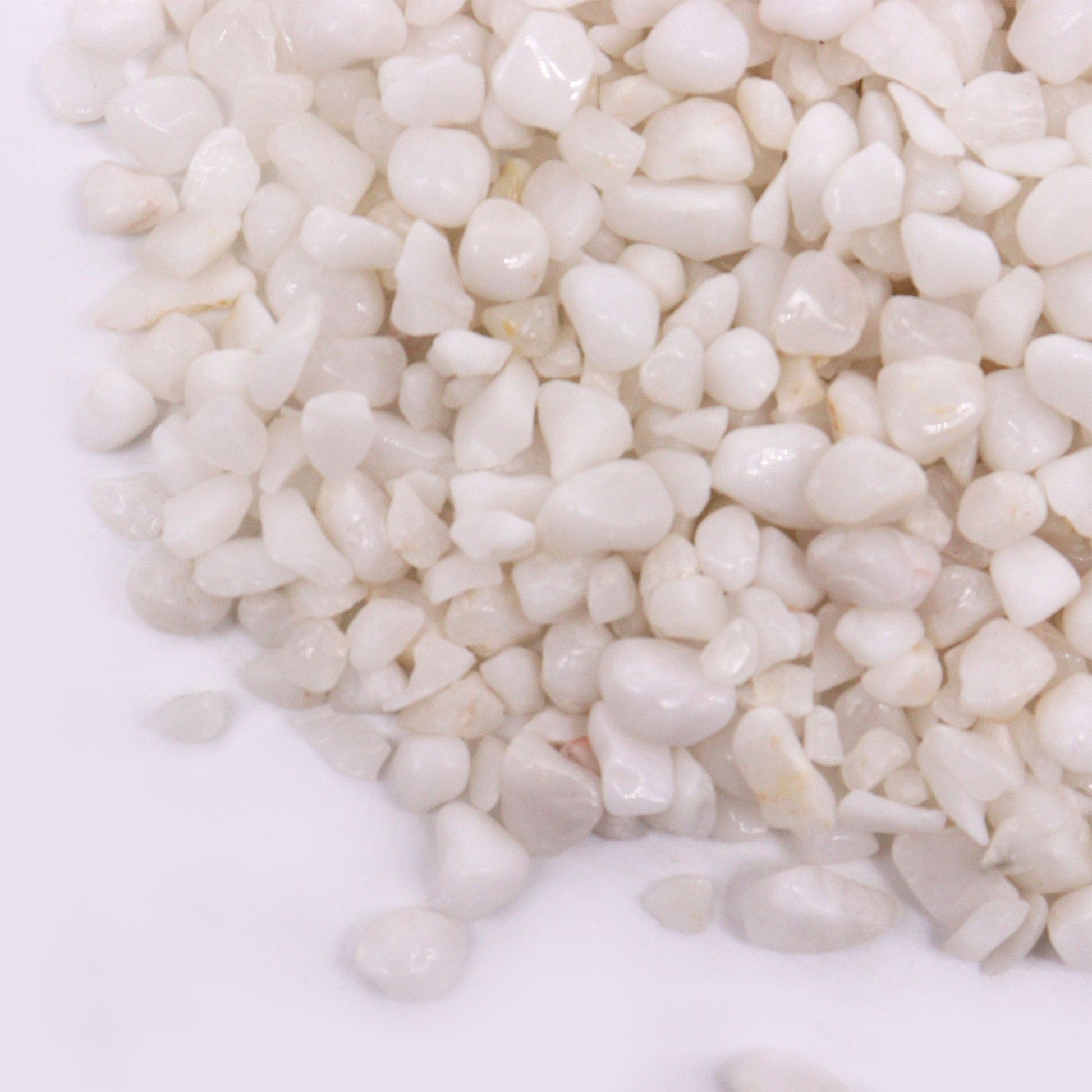 White Quartz Gemstone Chips Bulk - 1KG - Gemas mixtas