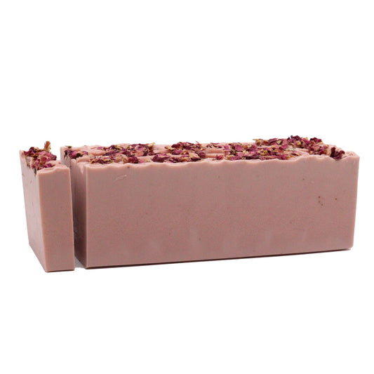 Barra de Jabon - Rosa y Vainilla - Jabones Hechos a Mano