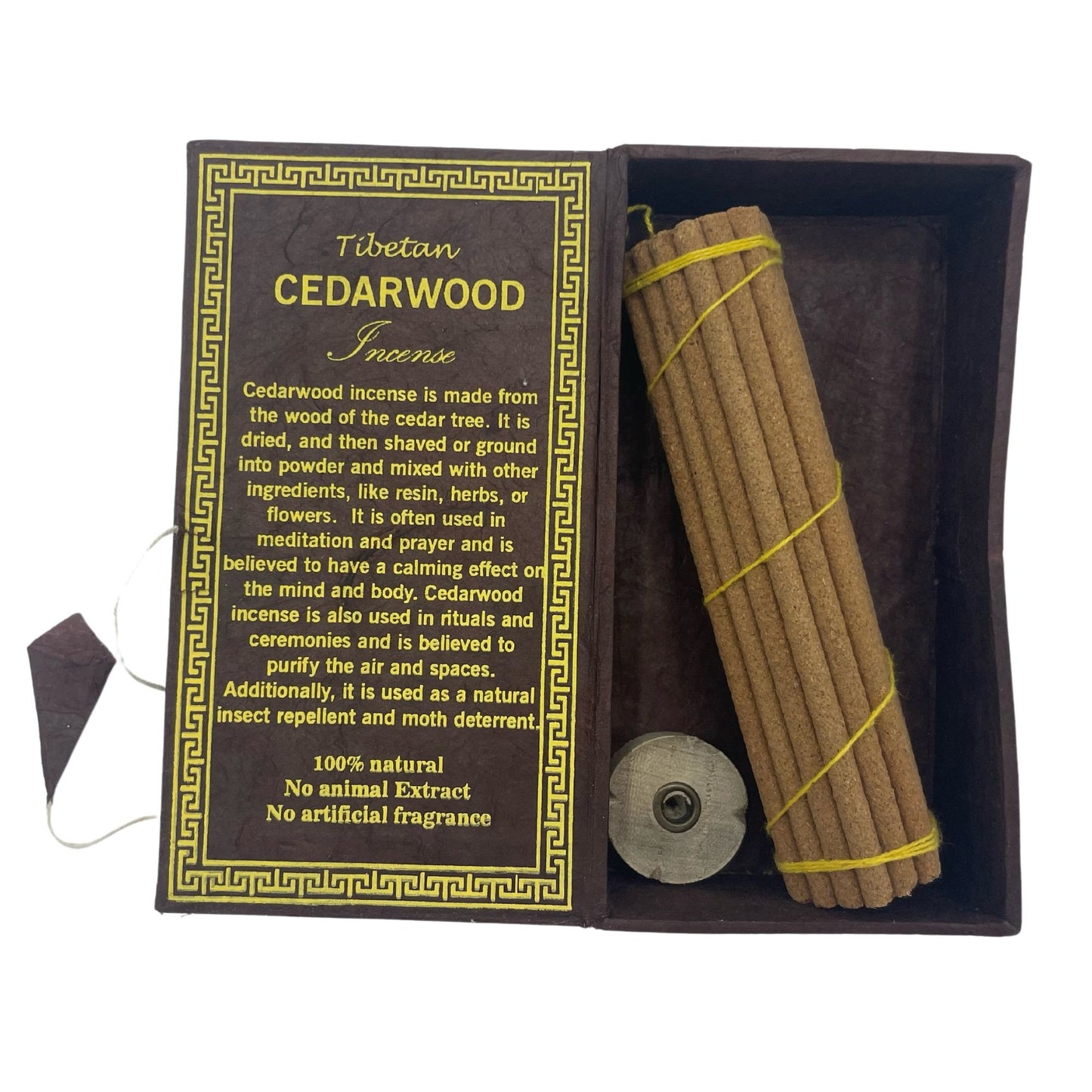 Set de regalo de incienso Himalayan Sugandhit Dhoop - Madera de cedro - Set de regalo de incienso Himalaya Sughandit Dhoop