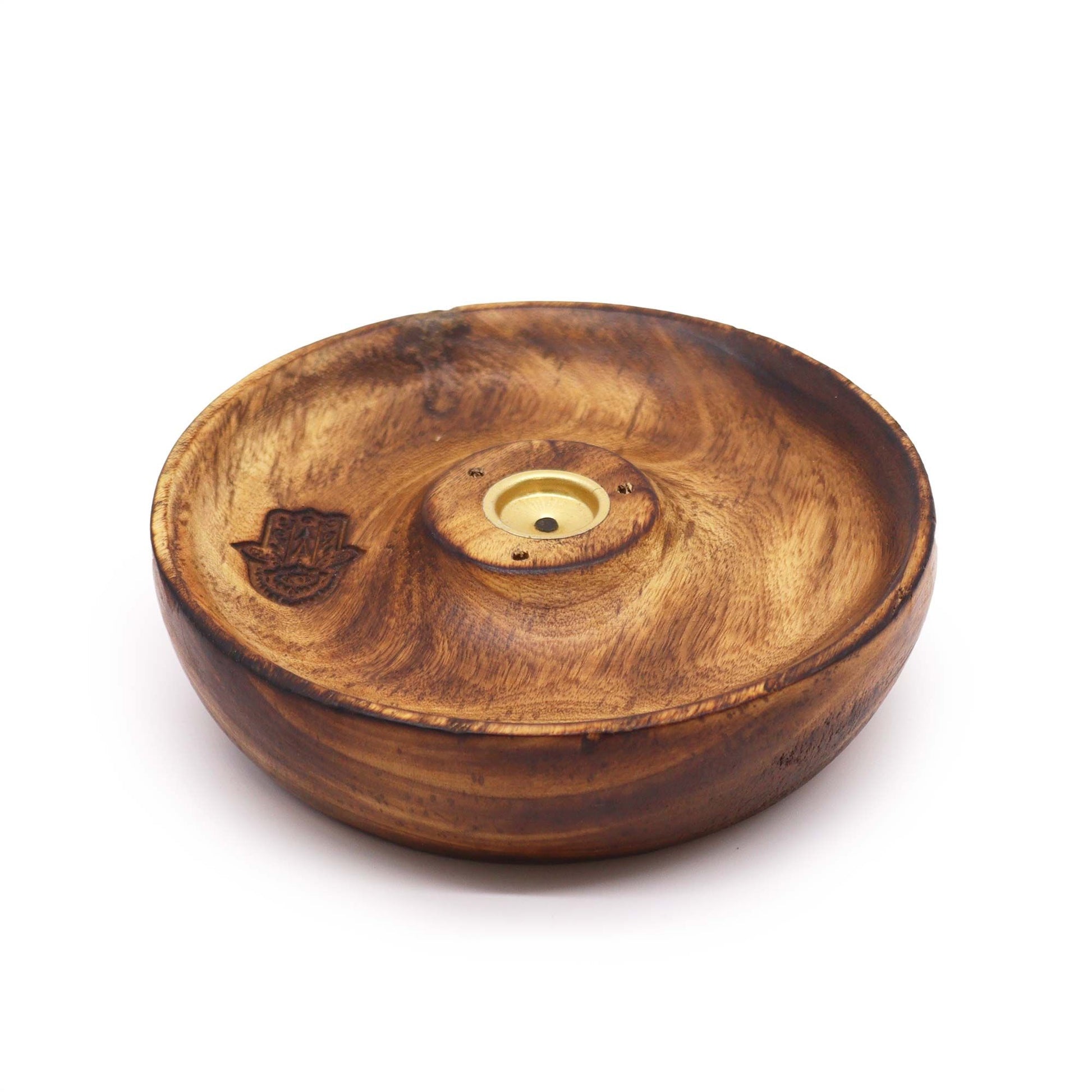 Disco porta incienso para conos y varillas - Hamsa - Soporte de Incienso