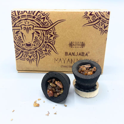 Caja de 6 copos de Resina Banjara - Mirra