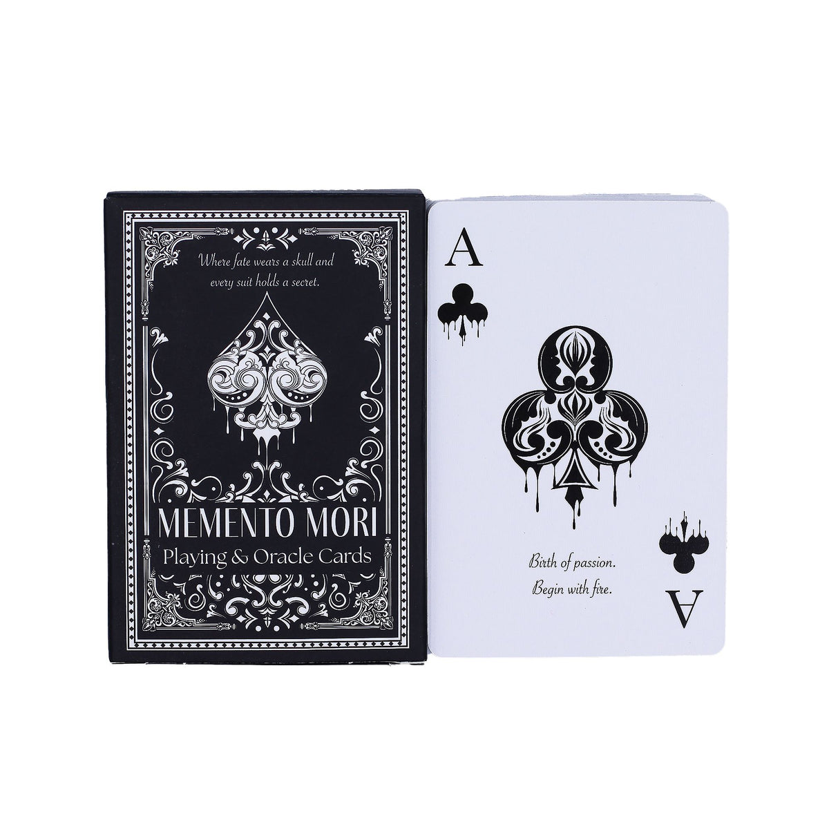 Memento Mori Cartas de juego y de oráculo góticas - Revenda de Cartas de Jogo & Oráculo Para a Sua Loja
