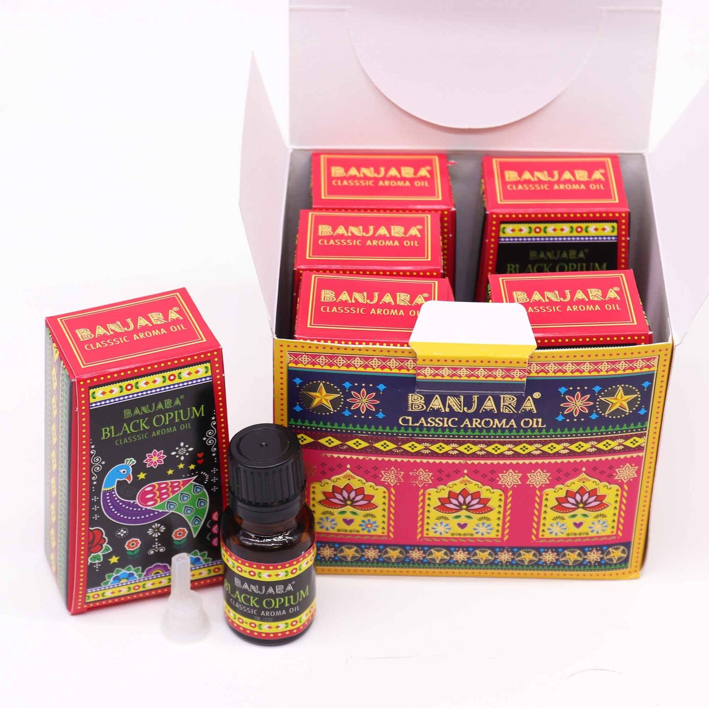 Aceite con fragancia de la India Banjara 10ml - Opio negro - Aceites de Fragancias Indias 10ml
