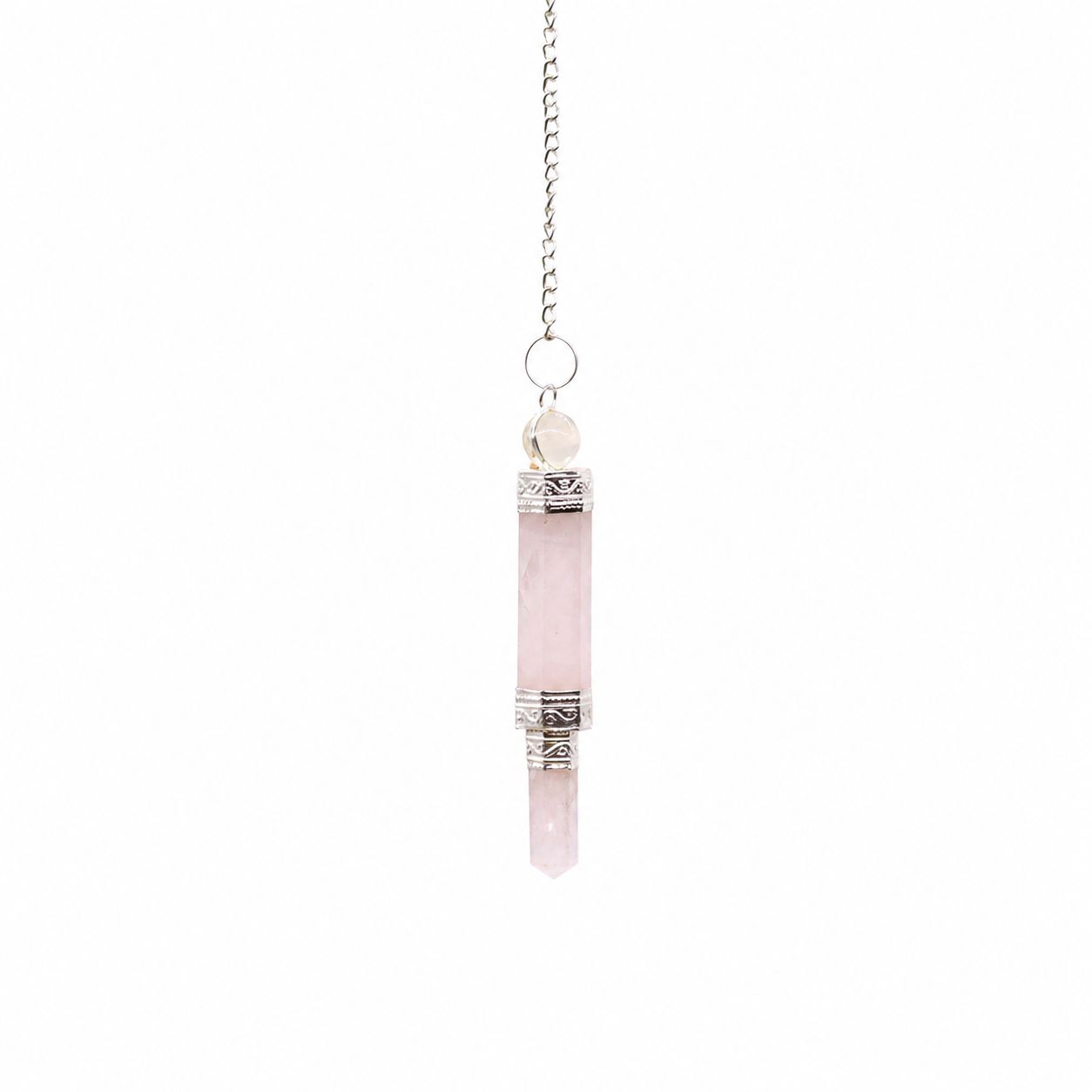 Péndulos Especiales - Cuarzo Rosa 3 Partes