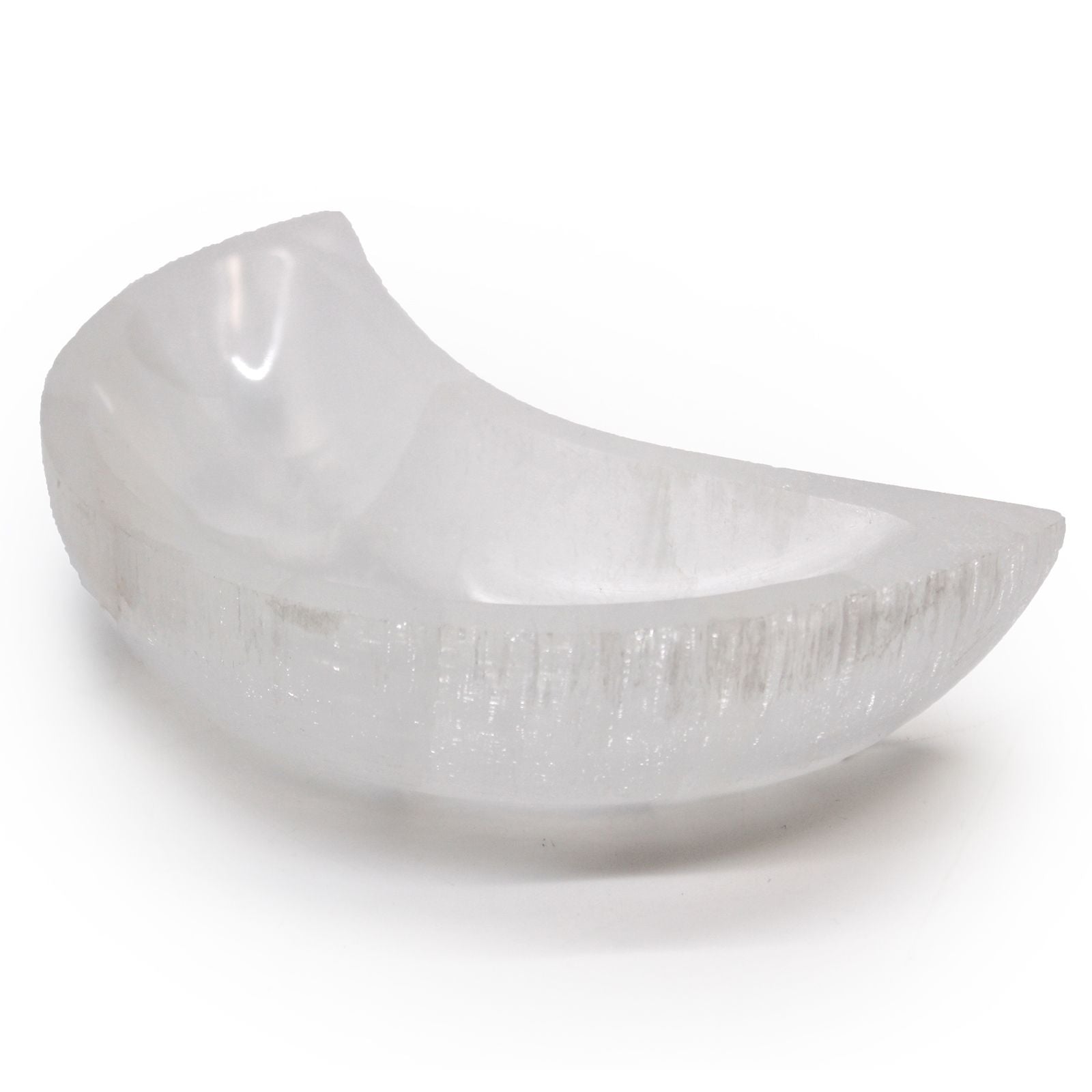 Cuenco de luna selenita - 15cm - Cuenco de selenita, boho