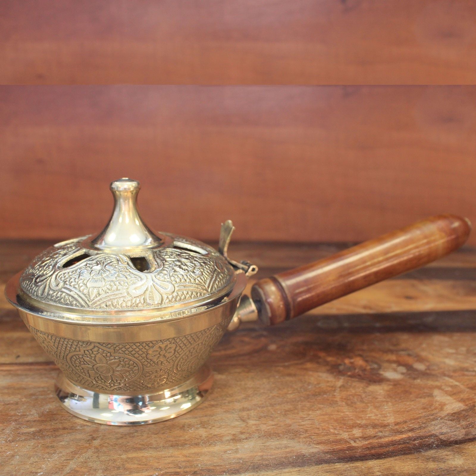 Incensario ornamentado - Quemadores de incienso de latón tradicionales, Artisan Product