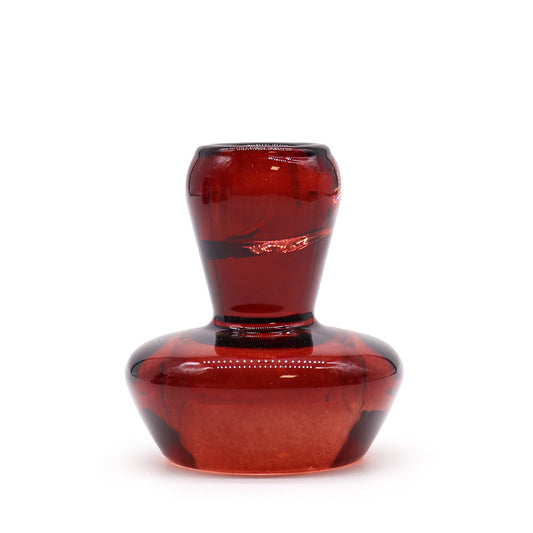 Portavelas reversible con diseño de seta para cena / vela de té - Rojo Vampiro - Portavelas y tarros de cristal