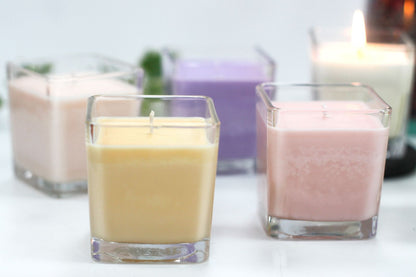 Velas de Soya sin Etiqueta- Peach Smoothie - Velas de cera de soja sin etiqueta