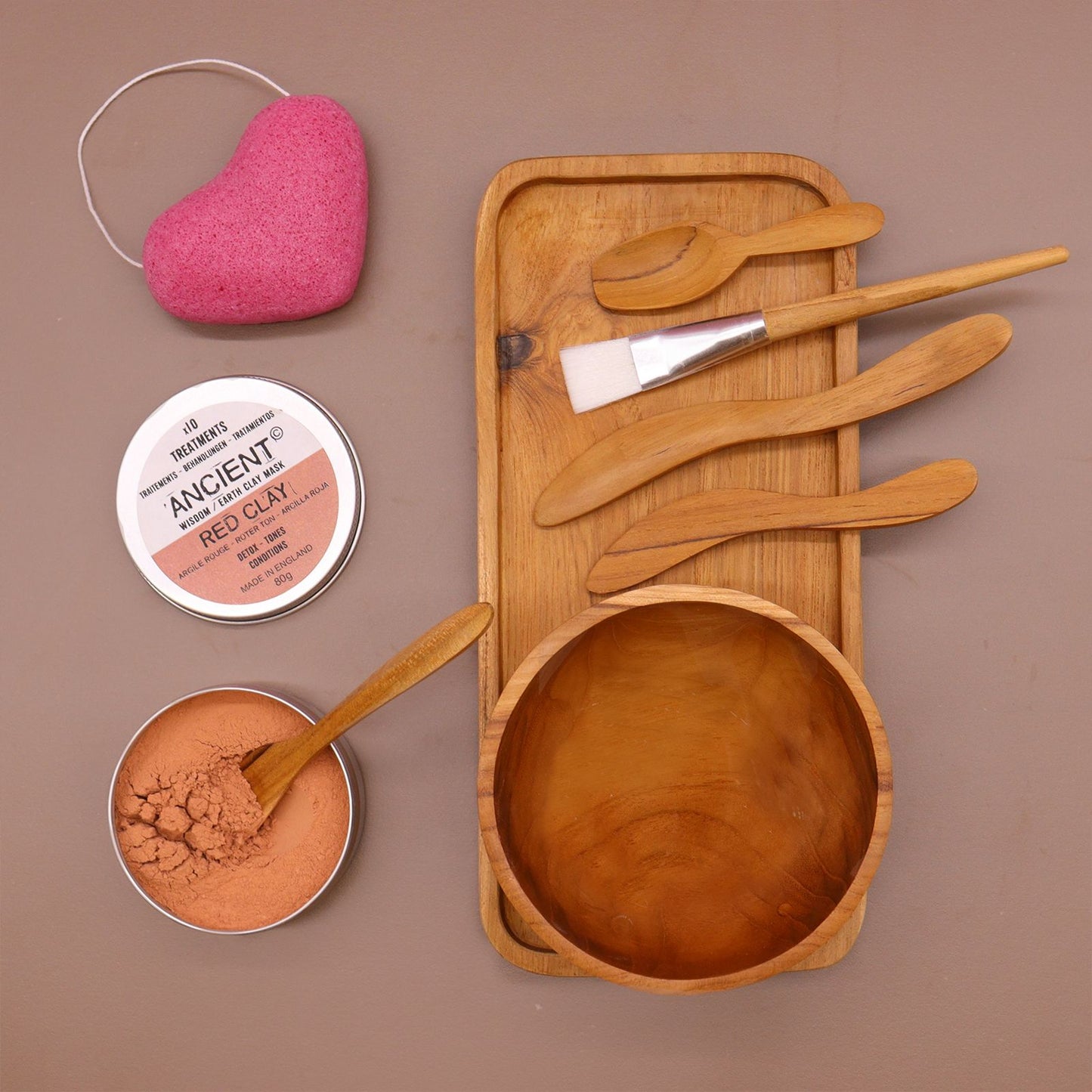 Kit de aplicación de arcilla/cera para spa