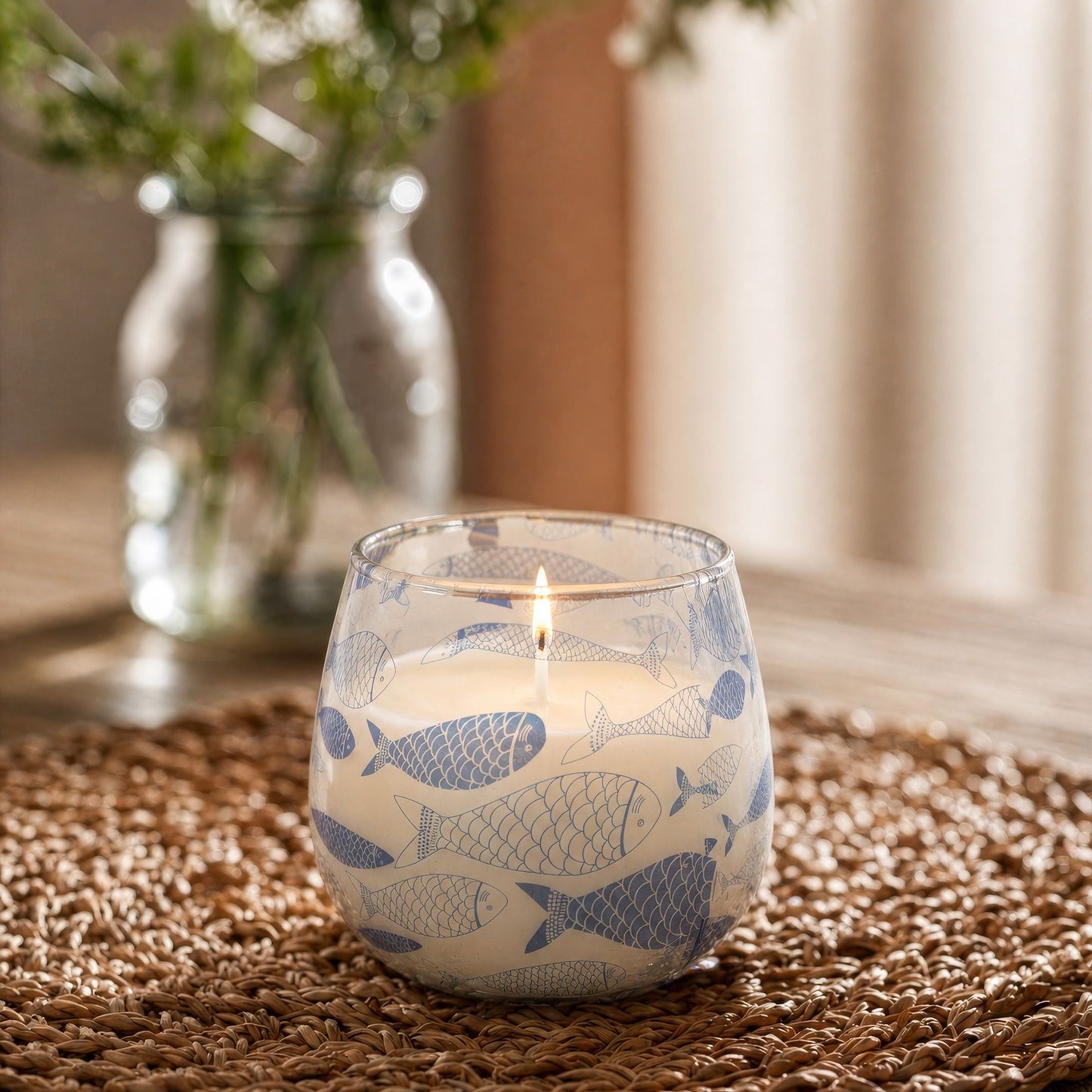Velas en frascos de vidrio pequeños - Seabreeze