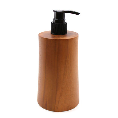 Dispensador de jabón de madera de teca natural - Taper