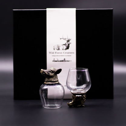 Set de regalo de 6 vasos (50ml) - Criaturas Místicas - Bronce Antiguo