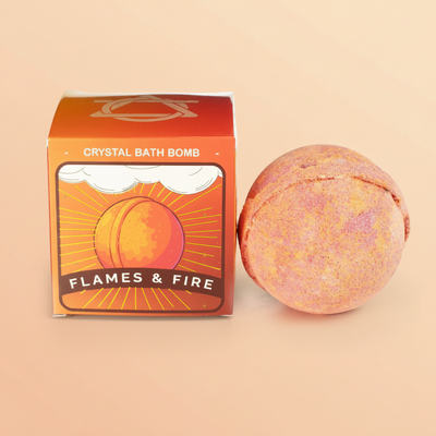 Bomba de baño de cristal - Fuego