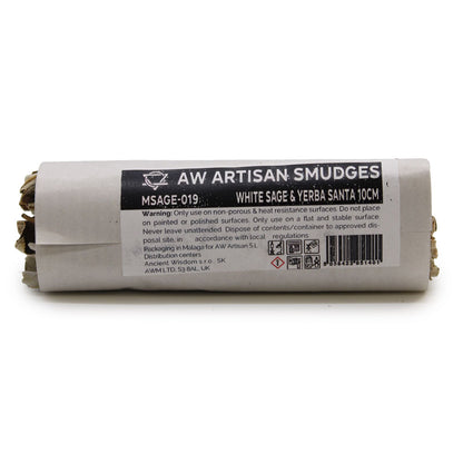 Atado de Hierba - Salvia Blanca y Yerba Santa 10cm - Atados de Smudge – Envuelto individualmente