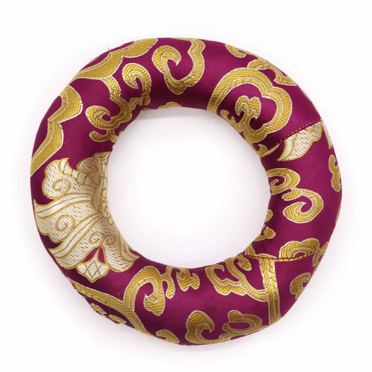 Cojín de aro de 14 cm (para cuenco tibetano de 16-18 cm) - Palos y Cojines para Artículos Tibetanos, accesorio