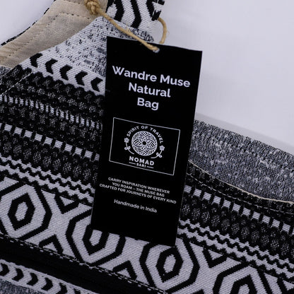 Bolsas de Jacquard Natural - Caravana Urbana - Bolsa Wander Muse