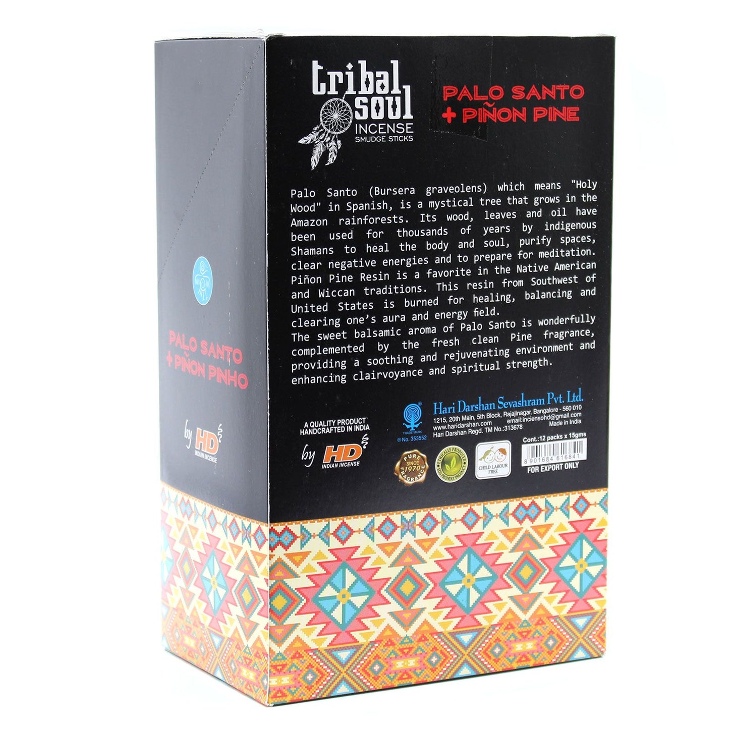 Incienso Tribal Soul - Palo Santo + Pinon Pine - Incienso Tribal Soul