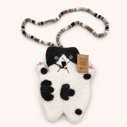 Stacy el bolso de fieltro Flat Cat