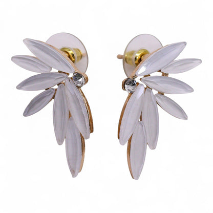 Pendientes de Cristal Vintage - Hadas - Perla