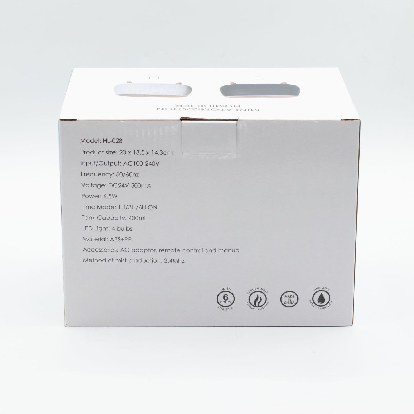 Aromaterapia Futurista con estrías - USB - Cambio de color - Control remoto - Difusores de aromas, aromaterapia