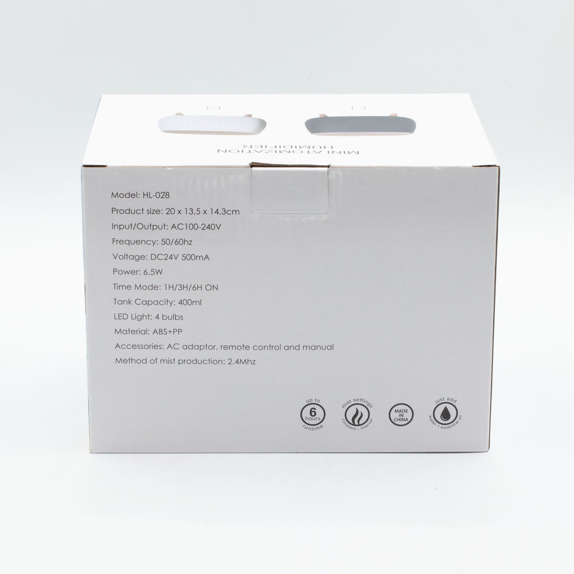 Aromaterapia Futurista con estrías - USB - Cambio de color - Control remoto - Difusores de aromas, aromaterapia