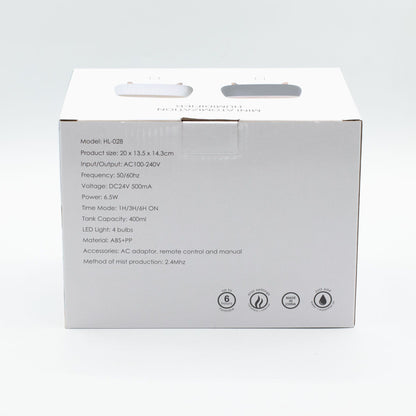 Aromaterapia Futurista con estrías - USB - Cambio de color - Control remoto - Difusores de aromas, aromaterapia