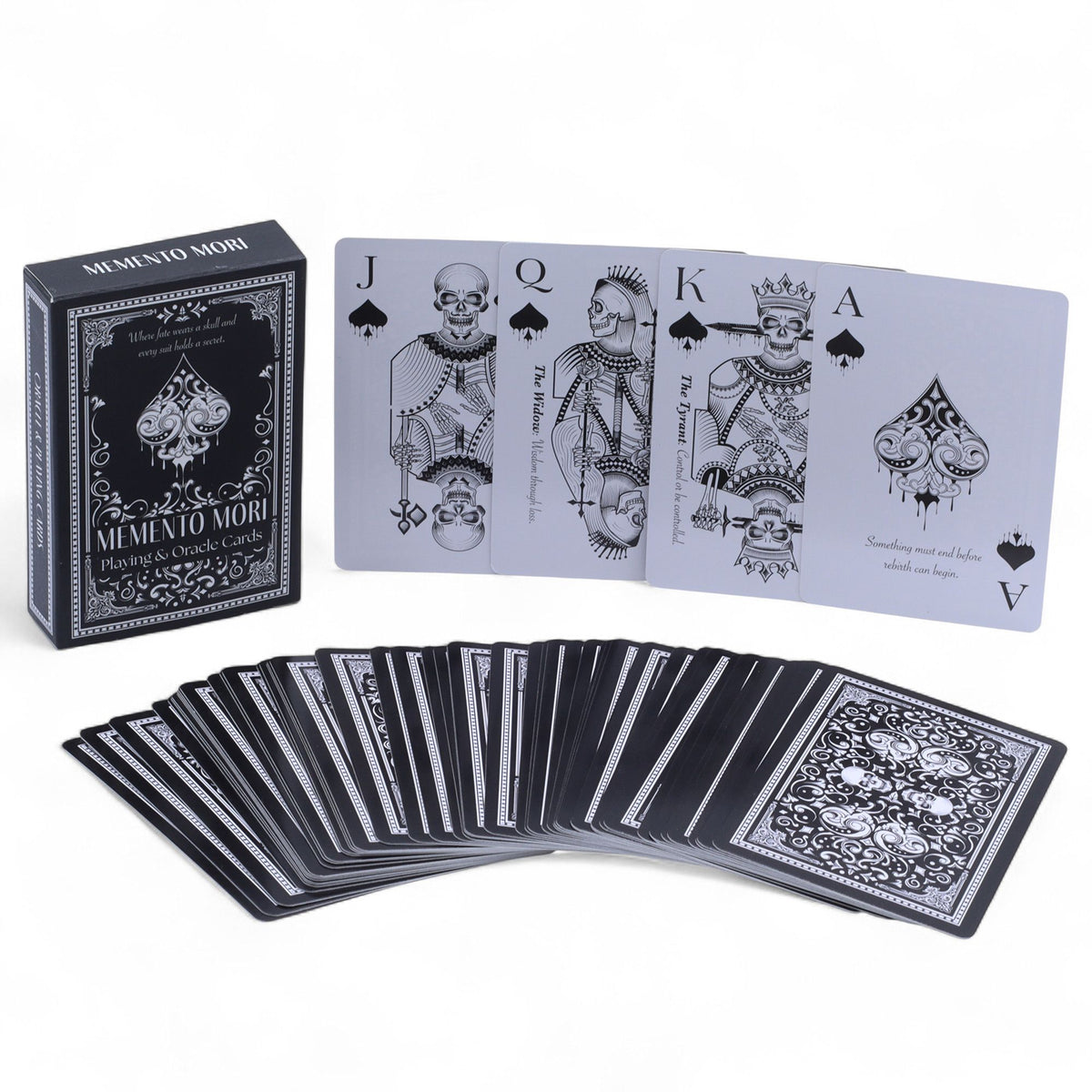 Memento Mori Cartas de juego y de oráculo góticas - Revenda de Cartas de Jogo & Oráculo Para a Sua Loja