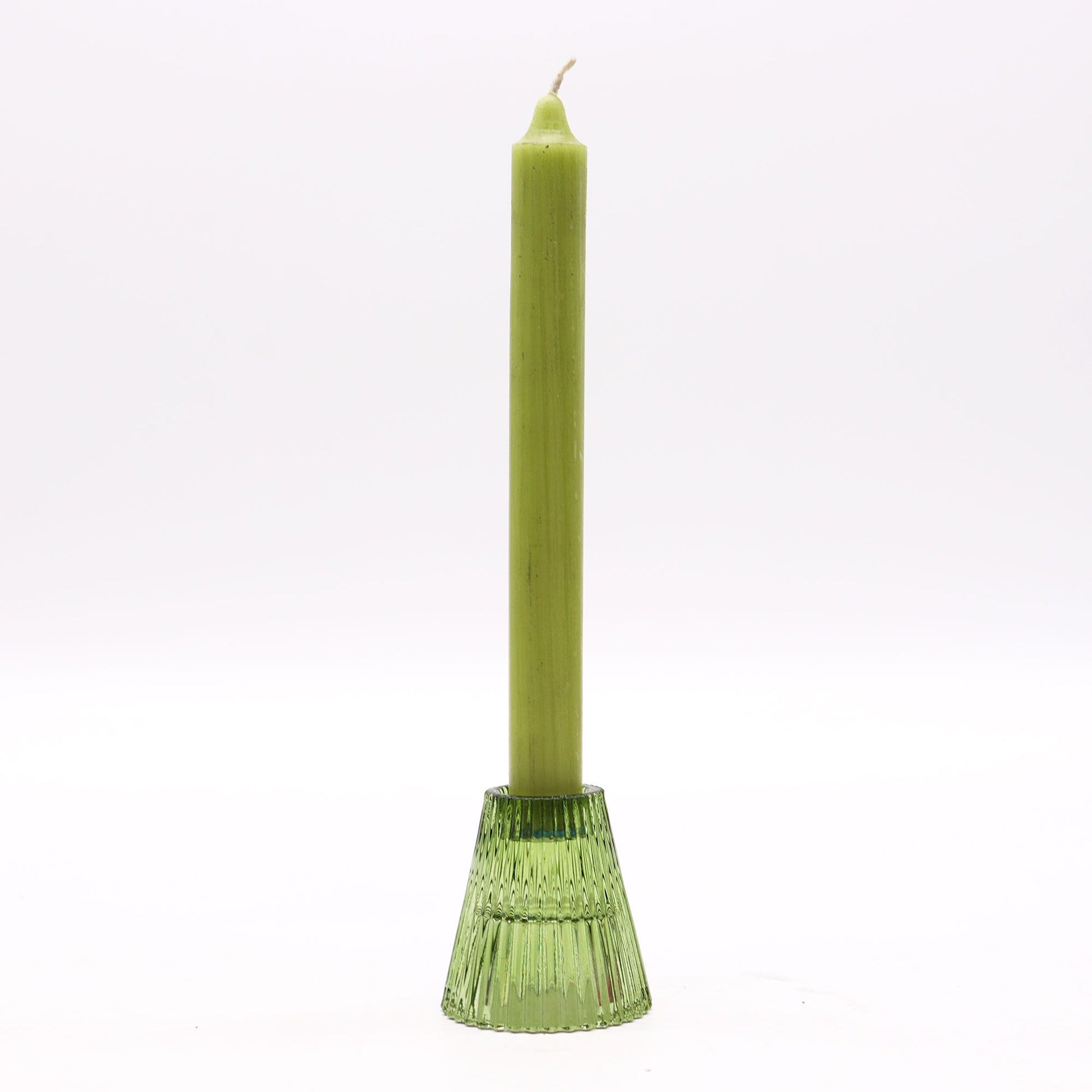 Portavelas reversible para cena / vela de té - Jardín de Jade - Portavelas y tarros de cristal