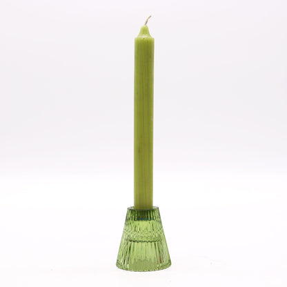 Portavelas reversible para cena / vela de té - Jardín de Jade - Portavelas y tarros de cristal