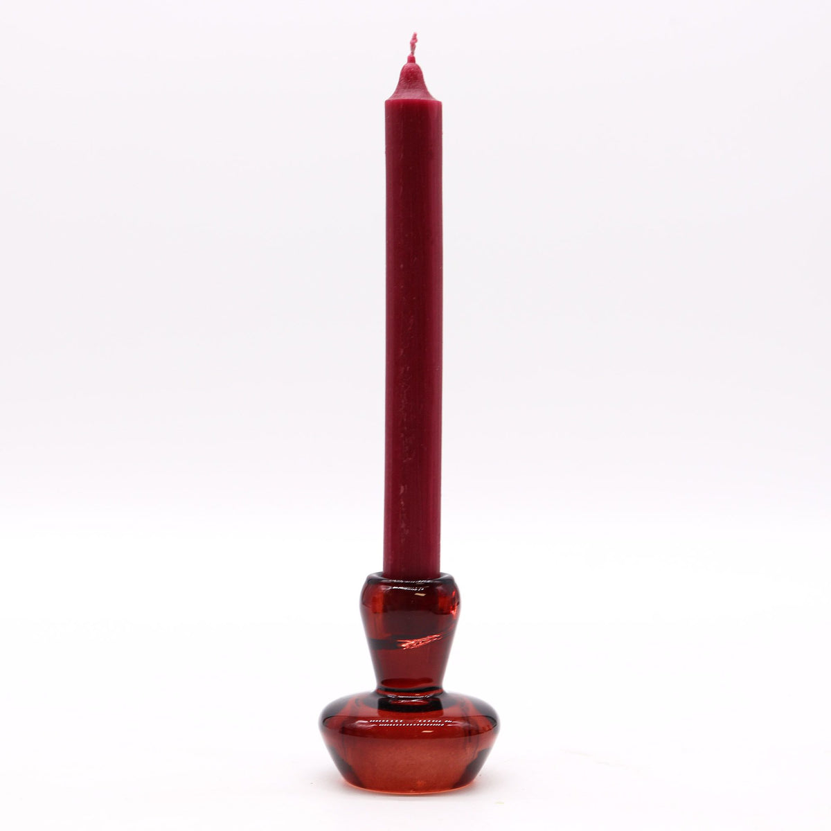 Portavelas reversible con diseño de seta para cena / vela de té - Rojo Vampiro - Portavelas y tarros de cristal