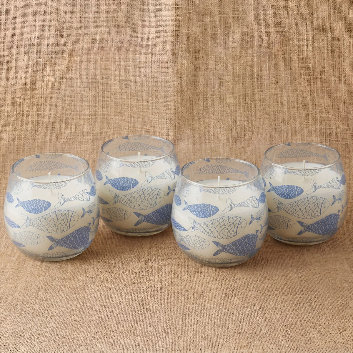 Velas en frascos de vidrio pequeños - Seabreeze