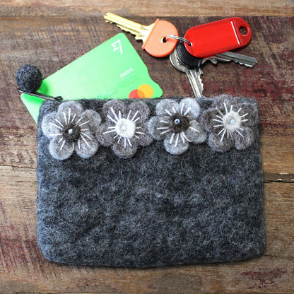 Estuche de Fieltro Natural (surt) - Cuatro Flores