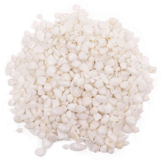 White Quartz Gemstone Chips Bulk - 1KG - Gemas mixtas