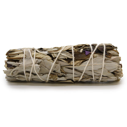 Atado de Hierba - Salvia Blanca y Yerba Santa 10cm - Atados de Smudge – Envuelto individualmente