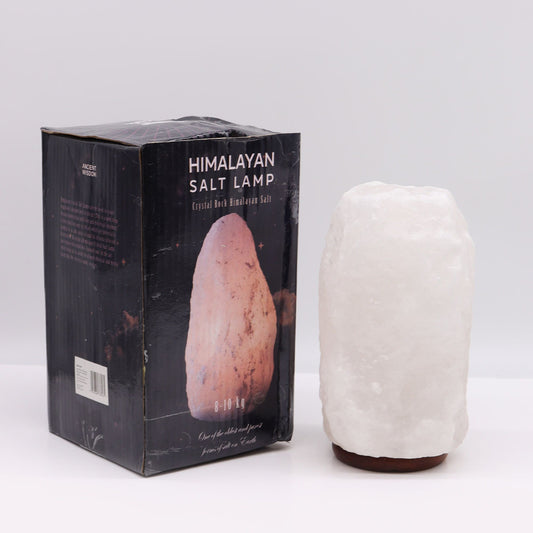 Himalayan Rock Crystal Salt Lamp - & Base approx 8-10kg