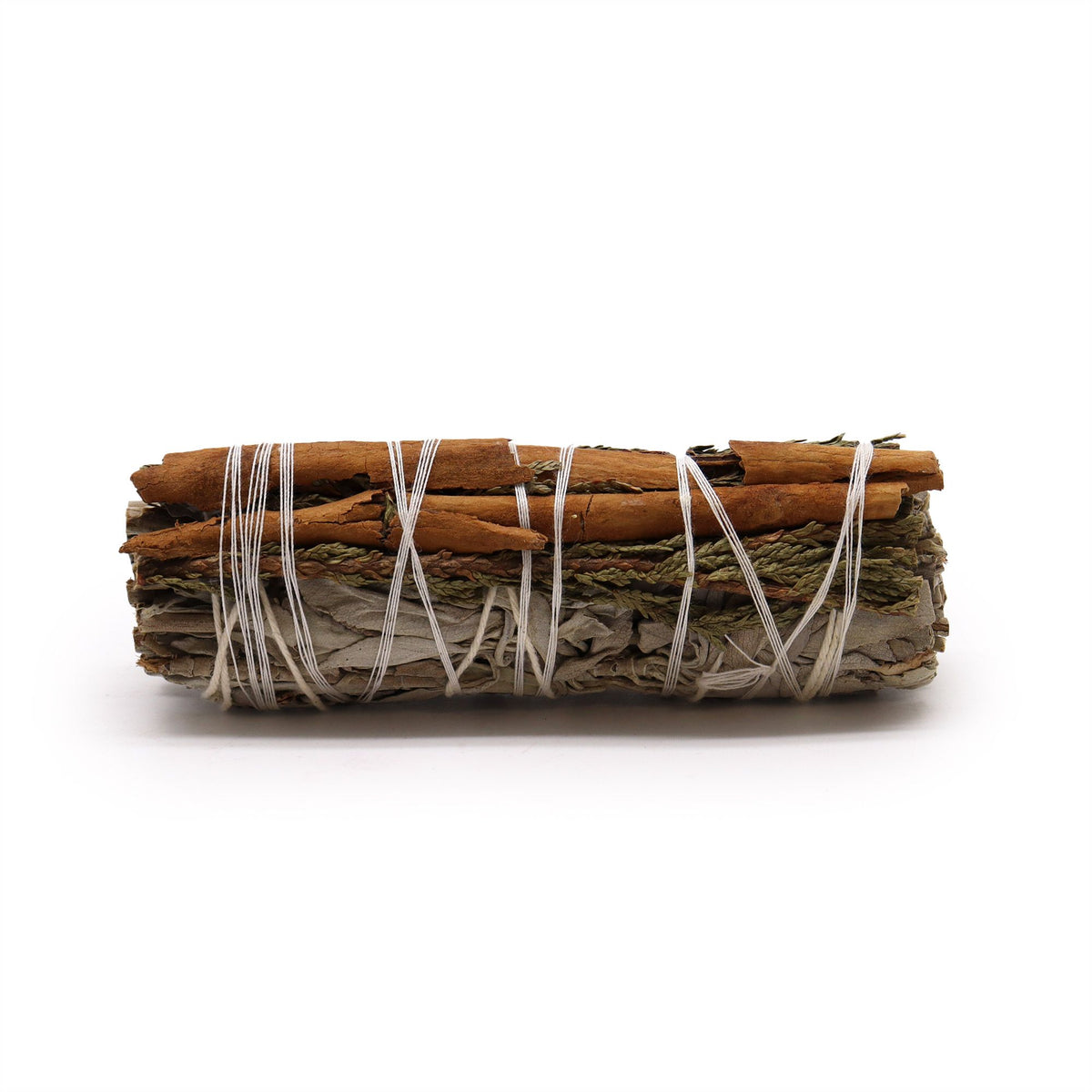 Atado de Hierba - Salvia Blanca, Cedro y Canela - Atados de Smudge – Envuelto individualmente