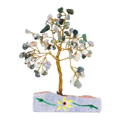 Agata Verde - 80 Stone - Árboles Indios de Gemas