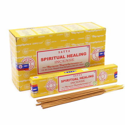 Varillas de Incienso Satya 15gm - Sanación espiritual - Incienso Satya en Sticks, Artisan Product
