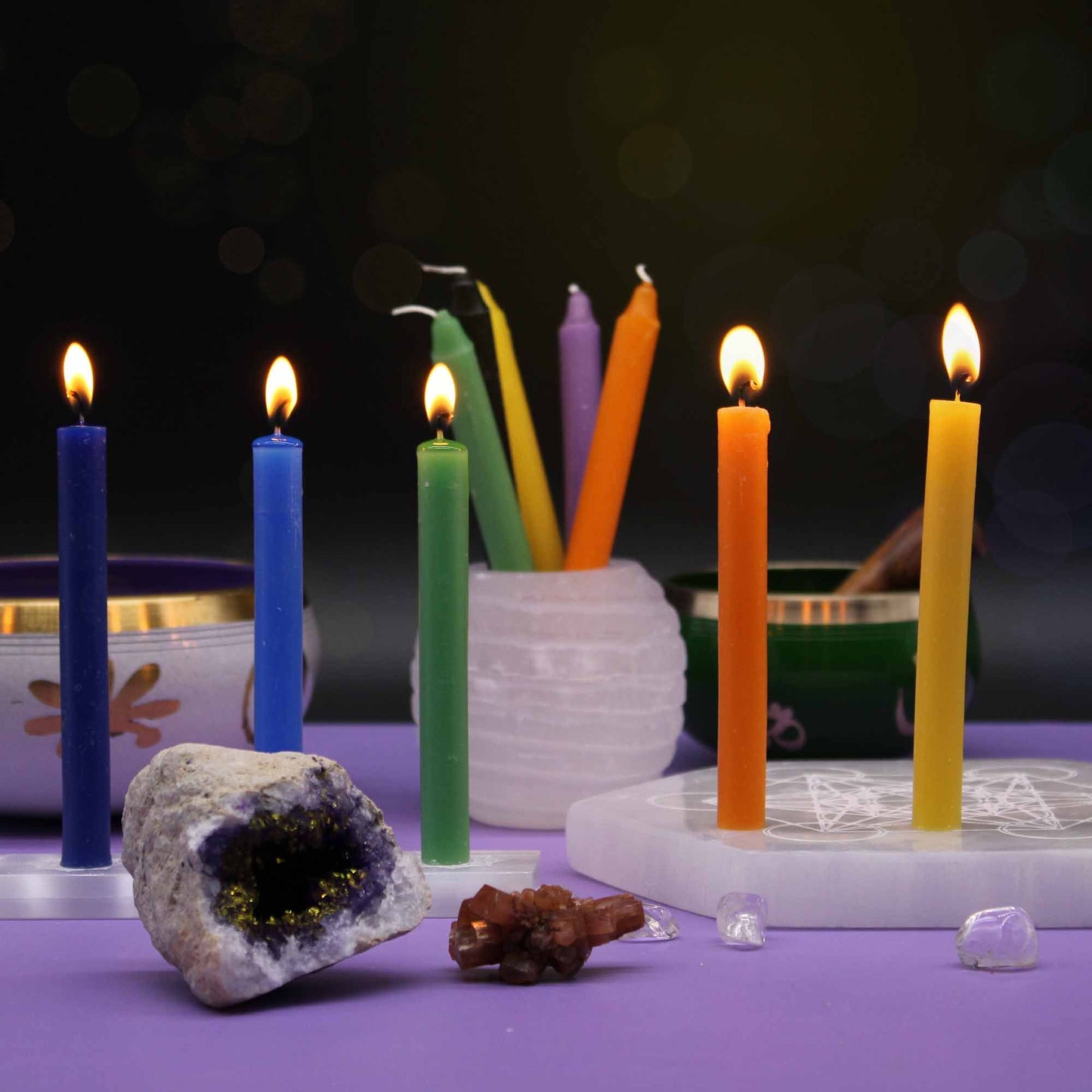 Conjunto de 10 velas - Buena energía