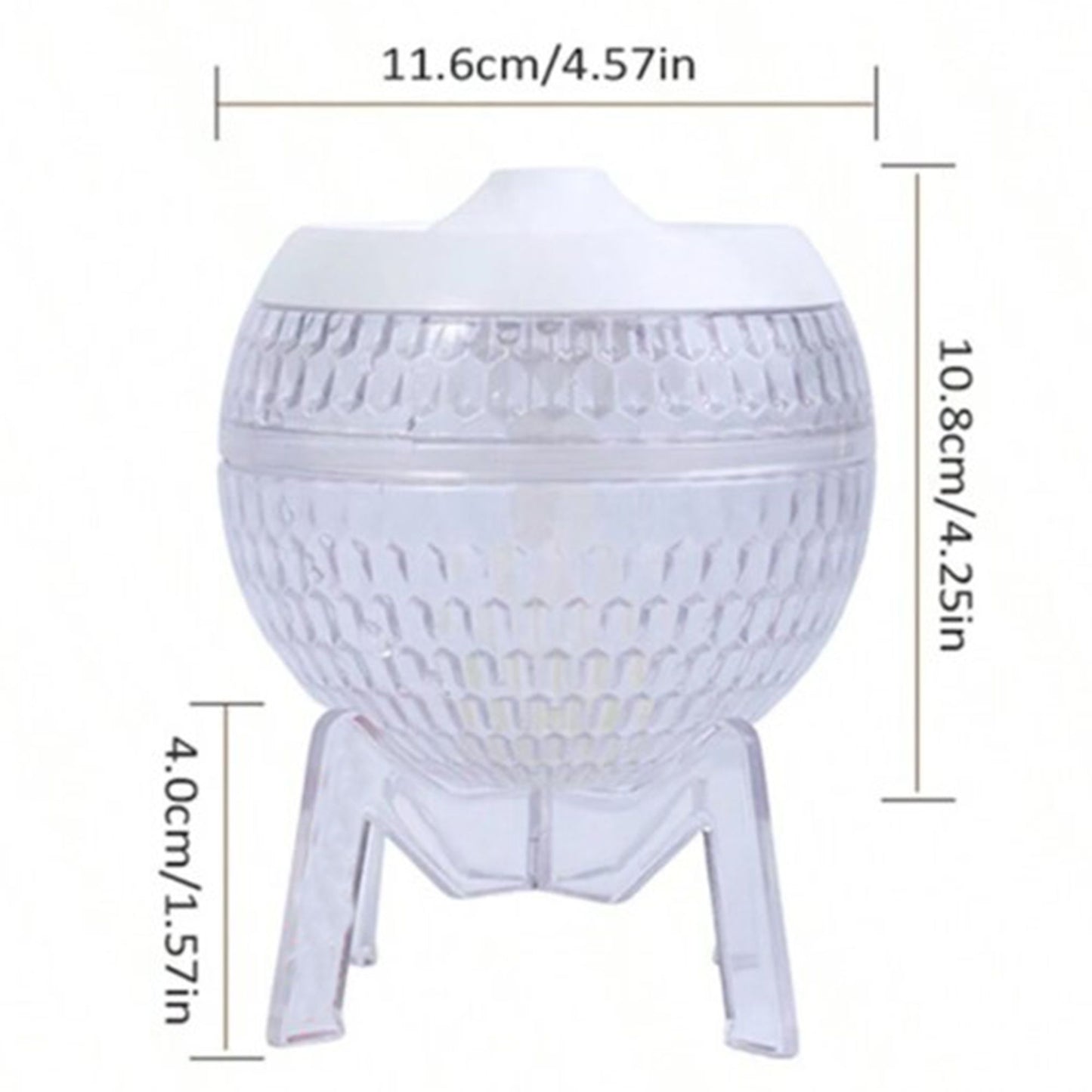 Difusor transparente Mondo Planet - USB - Cambio de color (luz abajo)