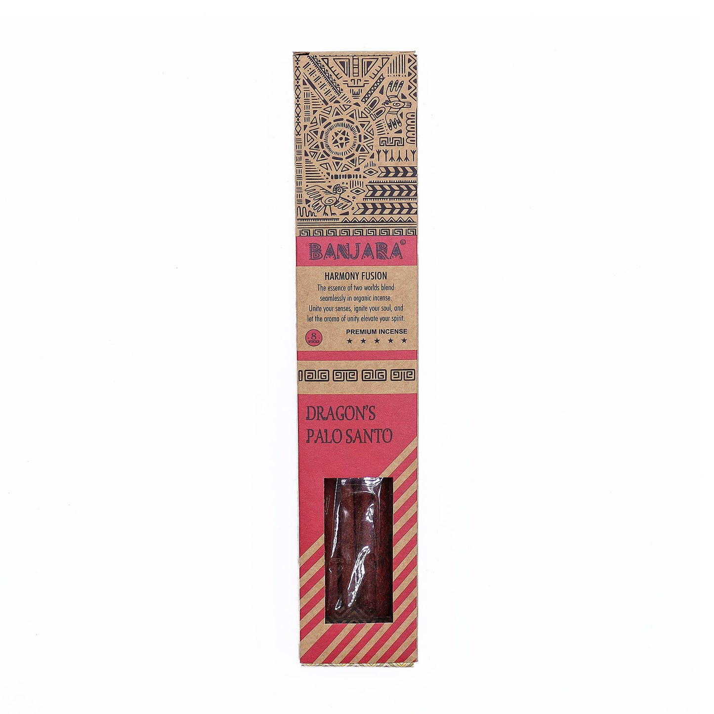 Banjara Palitos de Palo Santo para sahumar - Juego de 6 - Caja - Banjara Palo Santo Palitos de purificación