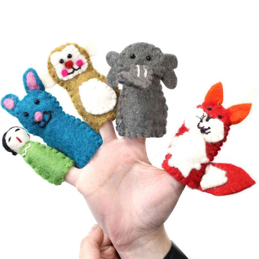 Marionnette à Doigt en Feutre - Assortiment