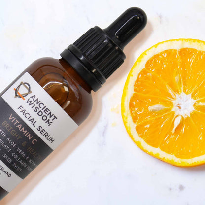 Sérum Facial de Vitamina C · Aloe Vera y Hamamelis · 30 ml
