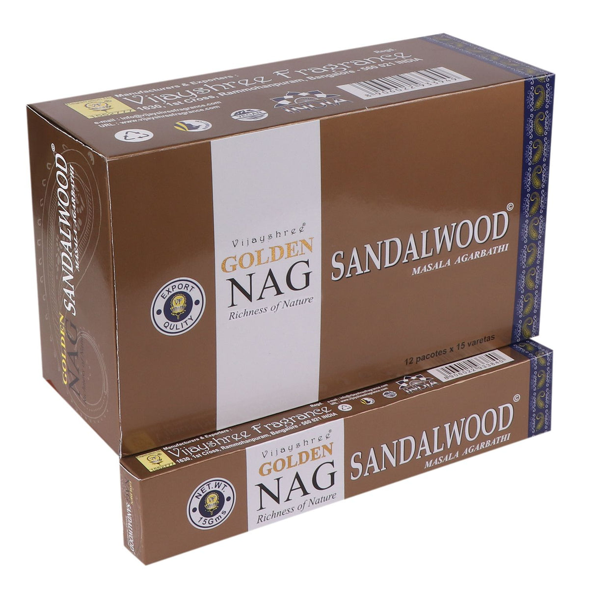 15g Golden Nag - Sándalo - Incienso Golden