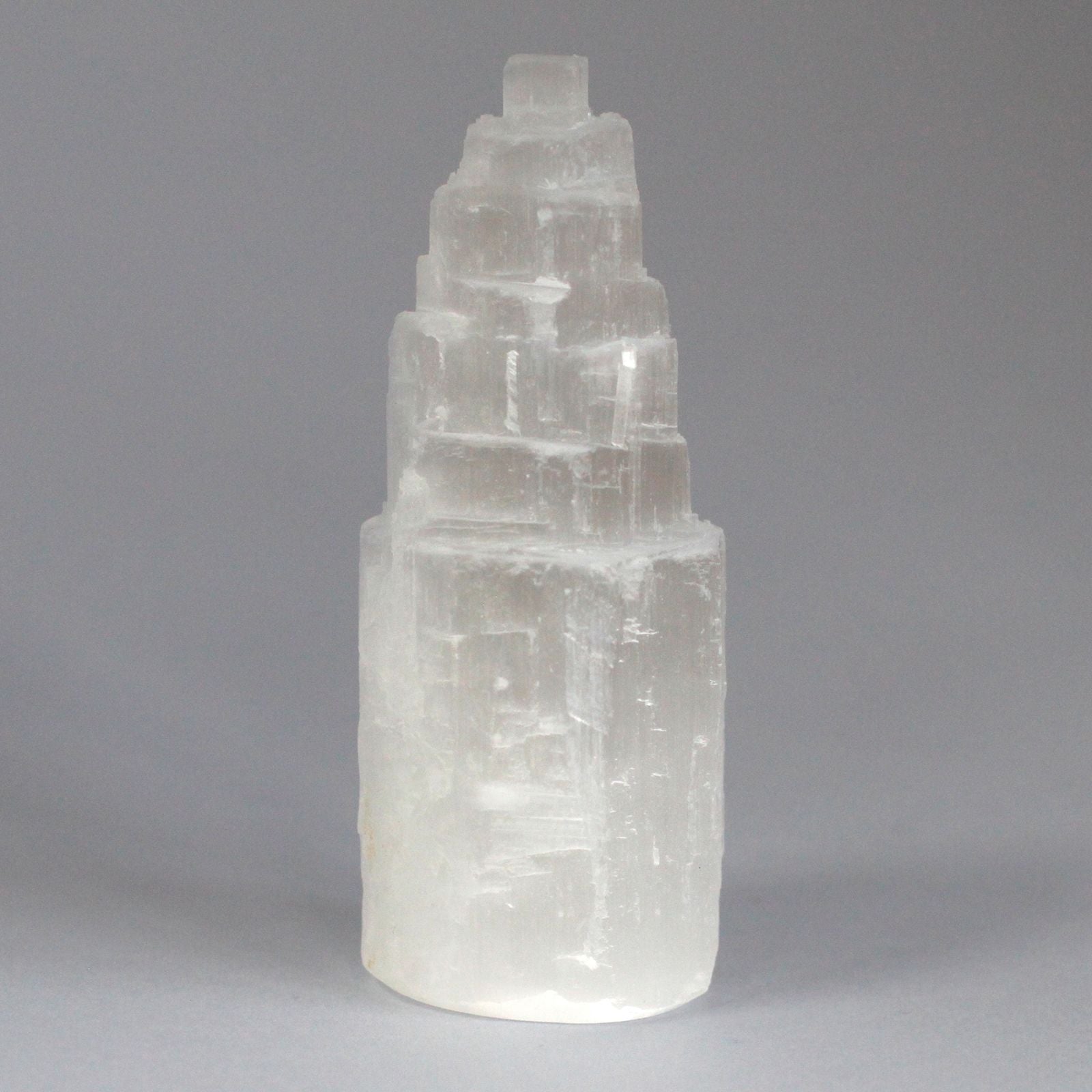 Torre de selenita natural - 10 cm - Torres de Selenita, cristal natural