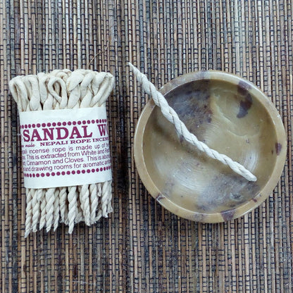Incienso Hierbas puras cuerda de Sándalo y Especia - Cuerdas de incienso Pure Herbs