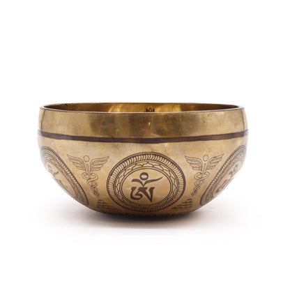 Cuenco Tibetano Curativo Grabado - 16cm - 7 ChakrasCuenco Tibetano Curativo Grabado - 16cm - 7 Chakras