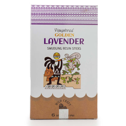 Palitos de resina para sahumar de Lavanda Dorada - 30g