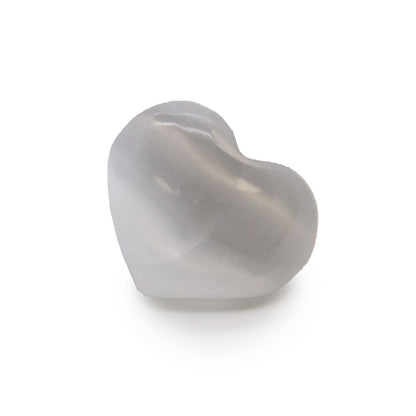 Corazón de selenita - 3-4cm - Varitas de Selenita
