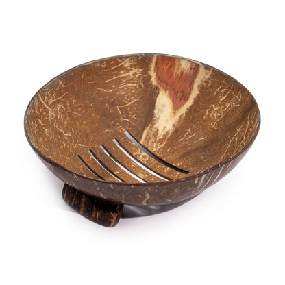 Jabonera de Coco Natural - Redonda - 11 cm